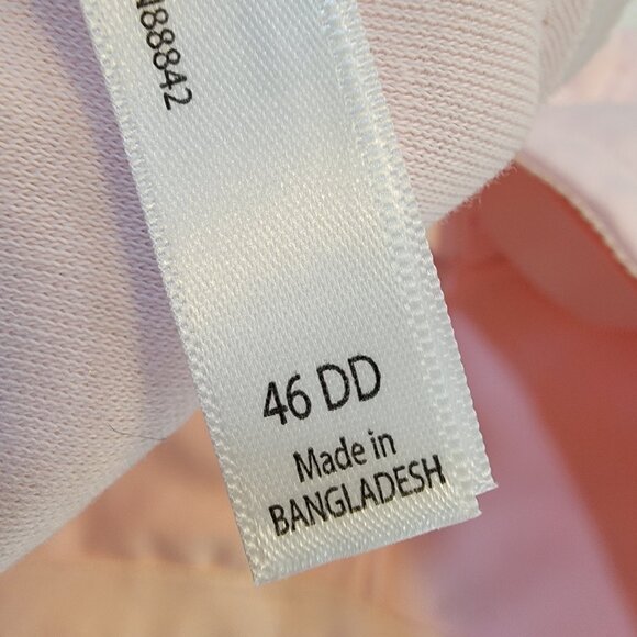 COMFORT CHOICE BRA SIZE‎ 46DD Light Pink NWOT 27-0115-9 - Picture 7 of 7
